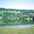 der Lac des Brenets bei Villers-le-Lac