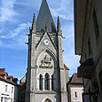 die Abteikirche von Montbenoît