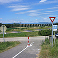 Zufahrt zum Largue-Veloweg