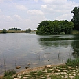 Zusammenfluss von Doubs (rechts) und Saône