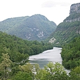 die Ain-Schlucht bei Bolozon