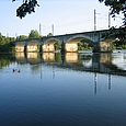 Bahn-Brücke bei Pont-d'Ain