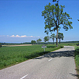 Strasse Richtung Manspach