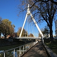 Hängebrücke in Mulhouse