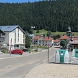 das Dorf Bois d'Amont