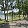 Strasse entlang Lac de Joux