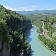 die Rhone bei Génissiat