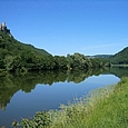 Burgruine am Doubs vor Thoraise