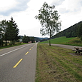 Strasse Richtung St-Sulpice
