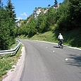 Strasse zum Col de la Vièrge