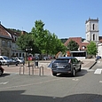 Zentrum von Baume-les-Dames