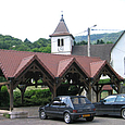 Gedecktes Waschhaus in Glère