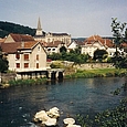 das Städtchen Pont-de-Roide am Doubs