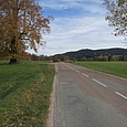 Strasse bei Les Cerneux