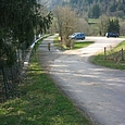 Beginn des Velowegs Ornans - L'Hôpital-du-Grosbois