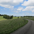 Strasse über die Combe Sambine