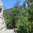 Felsen in der oberen Pichoux-Schlucht