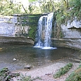 kleiner Wasserfall des Hérisson