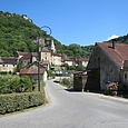 das Dorf Baume-les-Messieurs