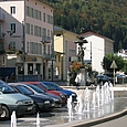 Wasserspiel in Morez