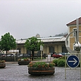 Bahnhofplatz von Pontarlier