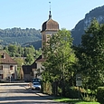 Dorfausgang von Nans-sous-Ste-Anne