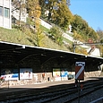 am Bahnhof von Le Locle