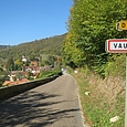 Dorfeingang von Vaufrey