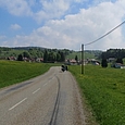 Strasse Richtung Lajoux