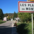 Dorfeingang von Les Planches-en-Montagne