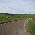 Strasse Richtung Orchamps-Vennes